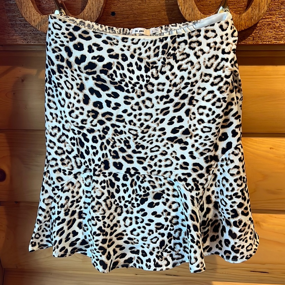 Leopard Print Skirt